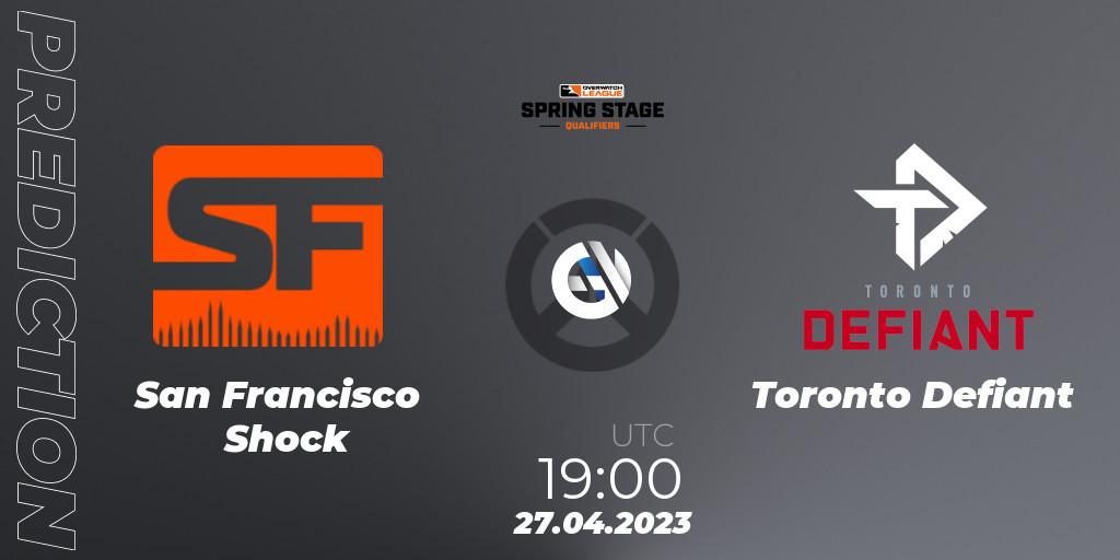 San Francisco Shock - Toronto Defiant: прогноз. 27.04.2023 at 19:00, Overwatch, OWL Stage Qualifiers Spring 2023 West