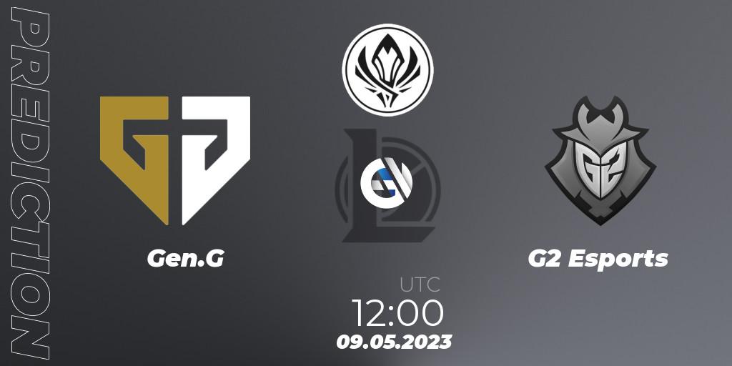 Gen.G - G2 Esports: прогноз. 09.05.2023 at 12:00, LoL, MSI 2023 - Playoff
