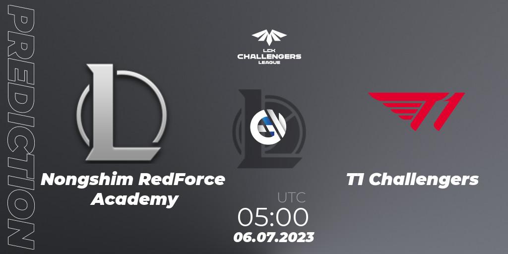 Nongshim RedForce Academy - T1 Challengers: прогноз. 06.07.23, LoL, LCK Challengers League 2023 Summer - Group Stage