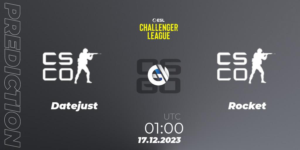 Datejust - Rocket: прогноз. 17.12.2023 at 02:00, Counter-Strike (CS2), ESL Challenger League Season 46 Relegation: North America