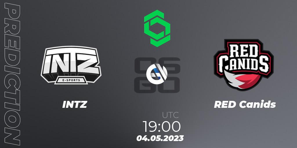 INTZ - RED Canids: прогноз. 04.05.2023 at 19:00, Counter-Strike (CS2), CCT South America Series #7