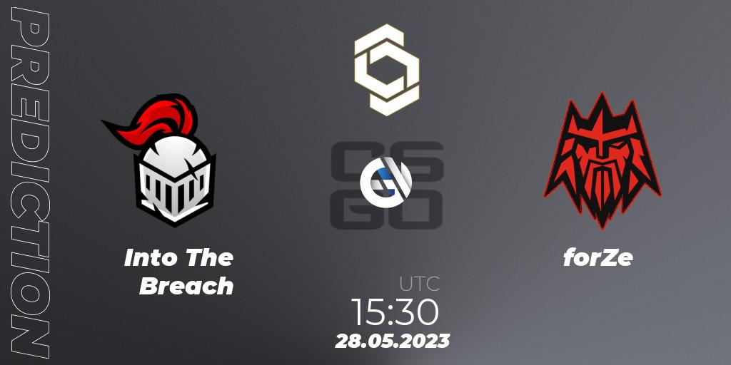 Into The Breach - forZe: прогноз. 28.05.2023 at 15:30, Counter-Strike (CS2), CCT 2023 Online Finals 1
