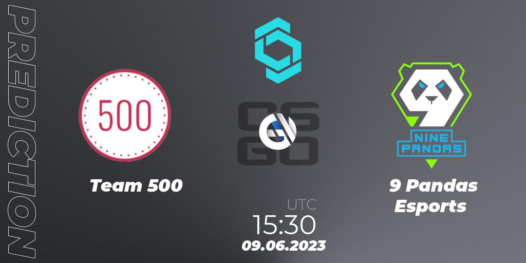 Team 500 - 9 Pandas Esports: прогноз. 09.06.23, CS2 (CS:GO), CCT North Europe Series 5