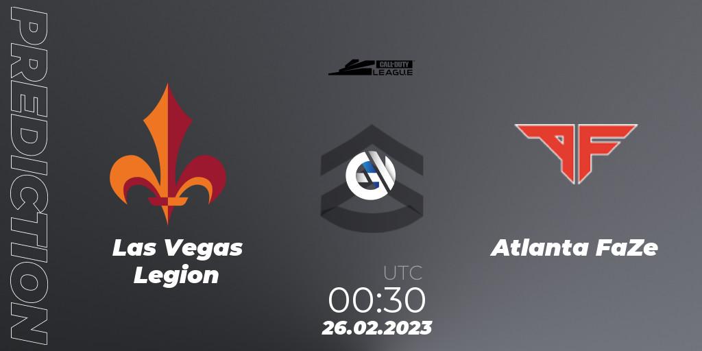 Las Vegas Legion - Atlanta FaZe: прогноз. 26.02.2023 at 00:30, Call of Duty, Call of Duty League 2023: Stage 3 Major Qualifiers