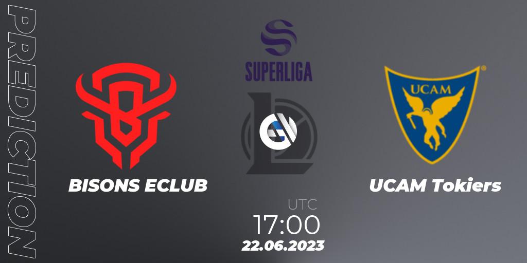 BISONS ECLUB - UCAM Esports Club: прогноз. 22.06.2023 at 16:00, LoL, Superliga Summer 2023 - Group Stage