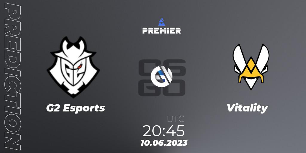 G2 Esports - Vitality: прогноз. 10.06.23, CS2 (CS:GO), BLAST Premier: Spring Final 2023
