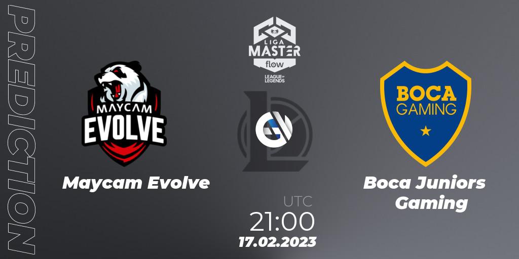 Maycam Evolve - Boca Juniors Gaming: прогноз. 17.02.23, LoL, Liga Master Opening 2023 - Group Stage