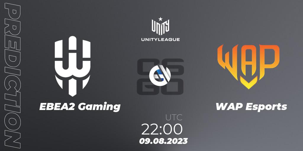 EBEA2 Gaming - WAP Esports: прогноз. 09.08.2023 at 22:00, Counter-Strike (CS2), LVP Unity League Argentina 2023