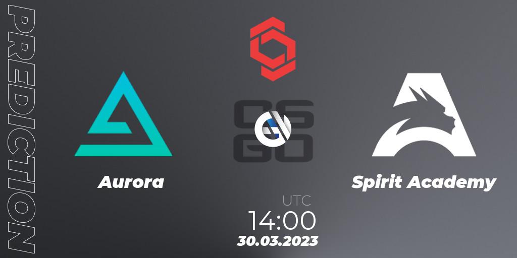 Aurora - Spirit Academy: прогноз. 30.03.23, CS2 (CS:GO), CCT Central Europe Series #5