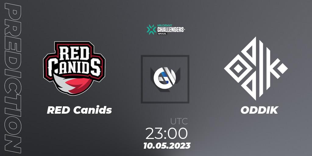 RED Canids - ODDIK: прогноз. 10.05.2023 at 22:45, VALORANT, VALORANT Challengers 2023: Brazil Split 2