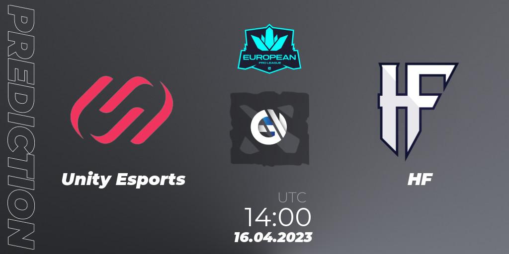 Unity Esports - HF: прогноз. 16.04.23, Dota 2, European Pro League Season 8