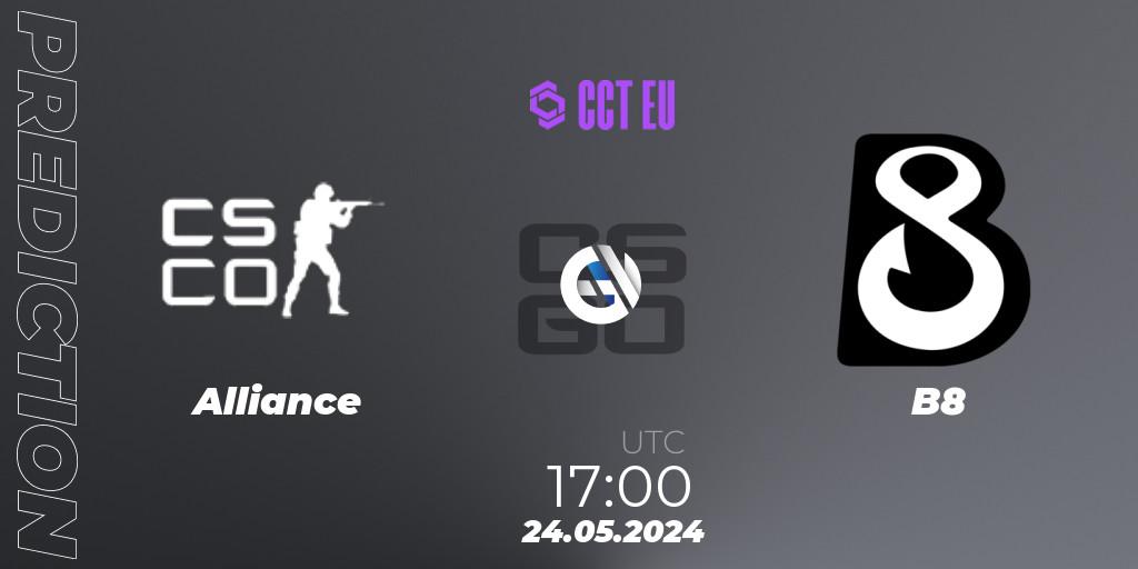 Alliance - B8: прогноз. 24.05.2024 at 17:00, Counter-Strike (CS2), CCT Season 2 European Series #3