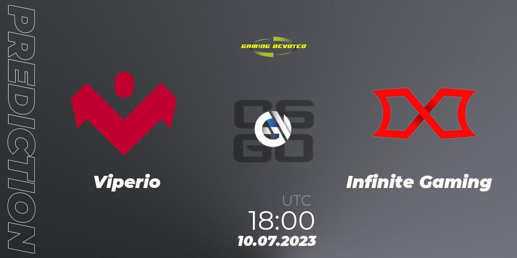 Viperio - Infinite Gaming: прогноз. 10.07.23, CS2 (CS:GO), Gaming Devoted Become The Best: Series #2