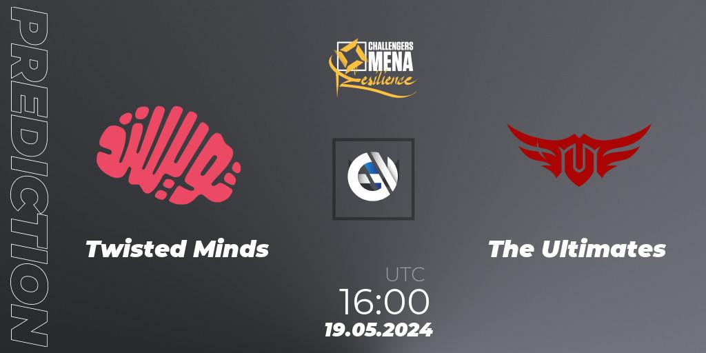 Twisted Minds - The Ultimates: прогноз. 19.05.2024 at 16:00, VALORANT, VALORANT Challengers 2024 MENA: Resilience Split 2 - GCC and Iraq