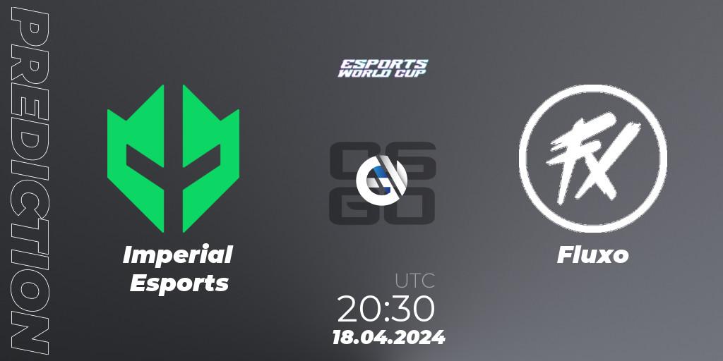 Imperial Esports - Fluxo: прогноз. 18.04.2024 at 20:30, Counter-Strike (CS2), Esports World Cup 2024: South American Closed Qualifier