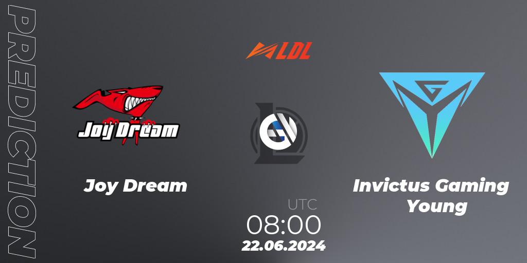 Joy Dream - Invictus Gaming Young: прогноз. 22.06.2024 at 06:00, LoL, LDL 2024 - Stage 3