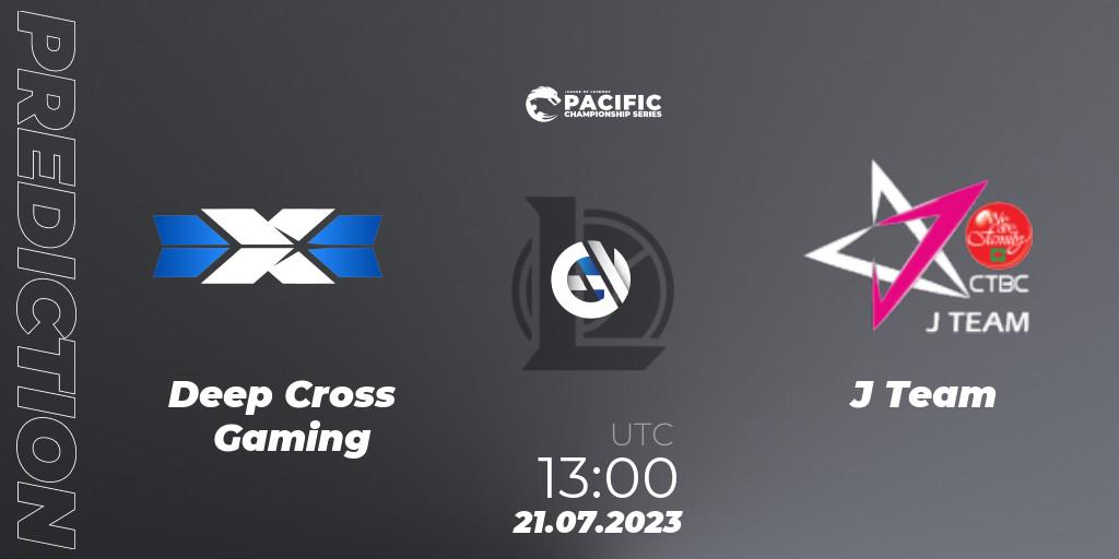 Deep Cross Gaming - J Team: прогноз. 21.07.2023 at 13:30, LoL, PACIFIC Championship series Group Stage
