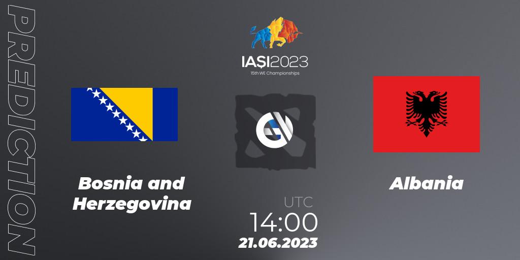 Bosnia and Herzegovina - Albania: прогноз. 21.06.2023 at 14:12, Dota 2, IESF Europe B Qualifier 2023