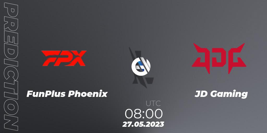 FunPlus Phoenix - JD Gaming: прогноз. 27.05.2023 at 08:00, Wild Rift, WRL Asia 2023 - Season 1 - Regular Season
