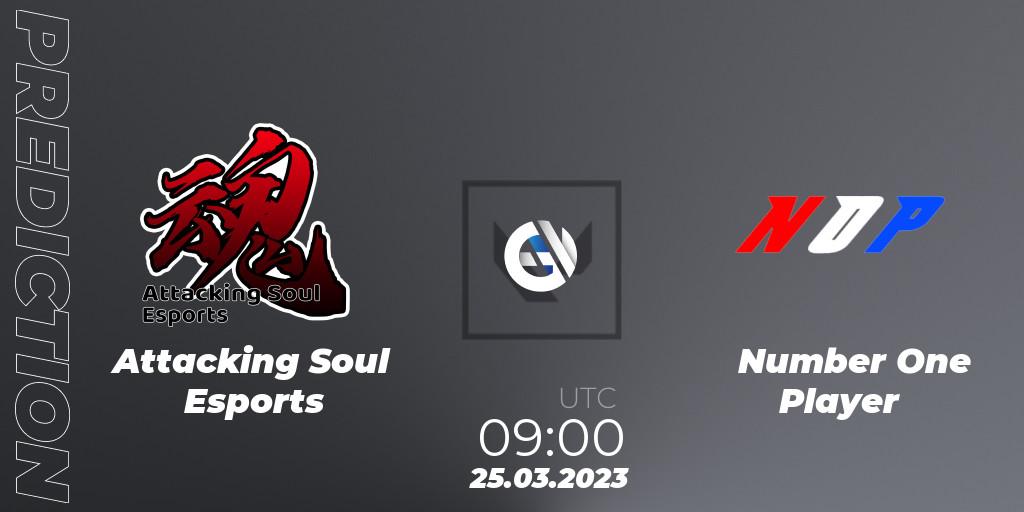 Attacking Soul Esports - Number One Player: прогноз. 25.03.23, VALORANT, FGC Valorant Invitational 2023: Act 1