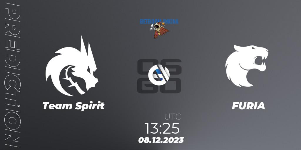 Team Spirit - FURIA: прогноз. 08.12.2023 at 13:20, Counter-Strike (CS2), BetBoom Dacha 2023