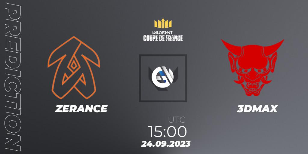 ZERANCE - 3DMAX: прогноз. 24.09.23, VALORANT, VCL France: Revolution - Coupe De France 2023