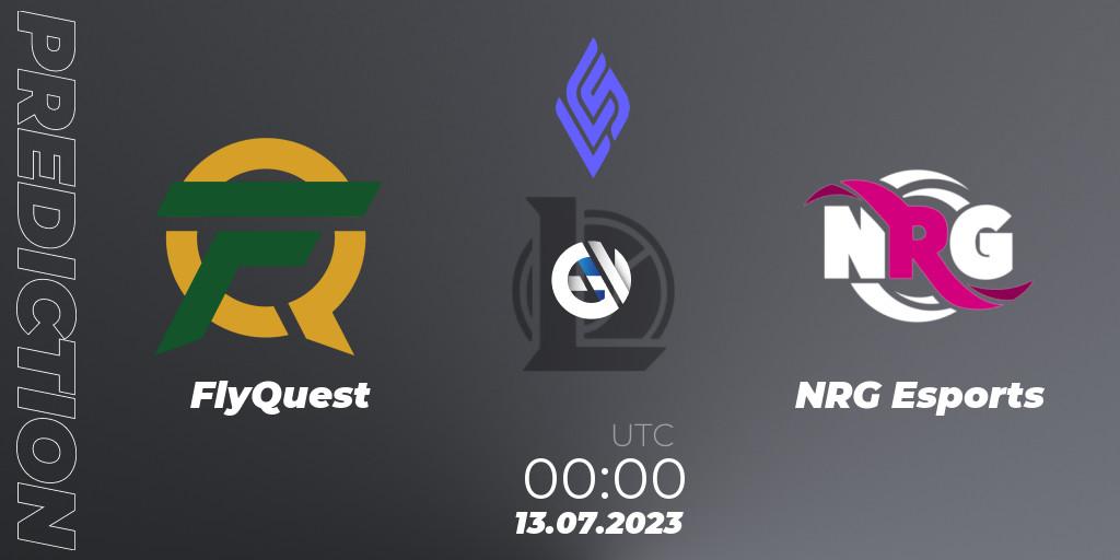 FlyQuest - NRG Esports: прогноз. 12.07.2023 at 23:00, LoL, LCS Summer 2023 - Group Stage