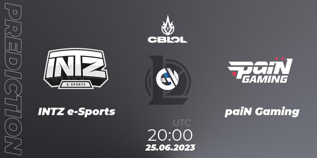 INTZ e-Sports - paiN Gaming: прогноз. 25.06.23, LoL, CBLOL Split 2 2023 Regular Season