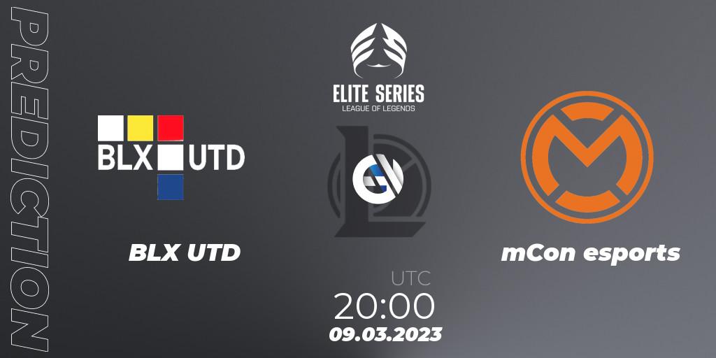 BLX UTD - mCon esports: прогноз. 14.02.23, LoL, Elite Series Spring 2023 - Group Stage
