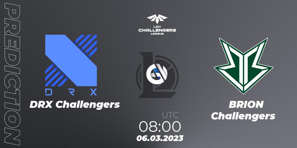 DRX Challengers - Brion Esports Challengers: прогноз. 06.03.23, LoL, LCK Challengers League 2023 Spring
