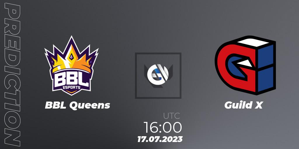 BBL Queens - Guild X: прогноз. 17.07.23, VALORANT, VCT 2023: Game Changers EMEA Series 2 - Group Stage