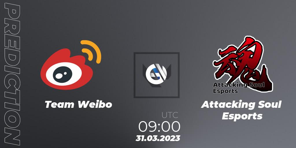 Team Weibo - Attacking Soul Esports: прогноз. 31.03.23, VALORANT, FGC Valorant Invitational 2023: Act 1