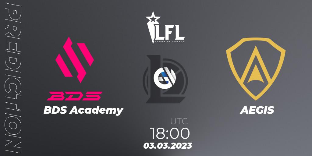 BDS Academy - AEGIS: прогноз. 03.03.2023 at 18:00, LoL, LFL Spring 2023 - Group Stage
