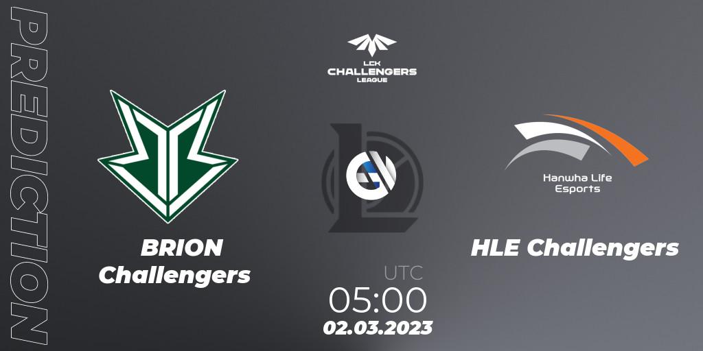 Brion Esports Challengers - HLE Challengers: прогноз. 02.03.23, LoL, LCK Challengers League 2023 Spring