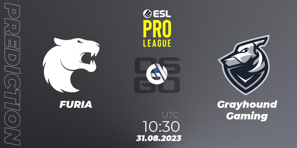 FURIA - Grayhound Gaming: прогноз. 31.08.23, CS2 (CS:GO), ESL Pro League Season 18