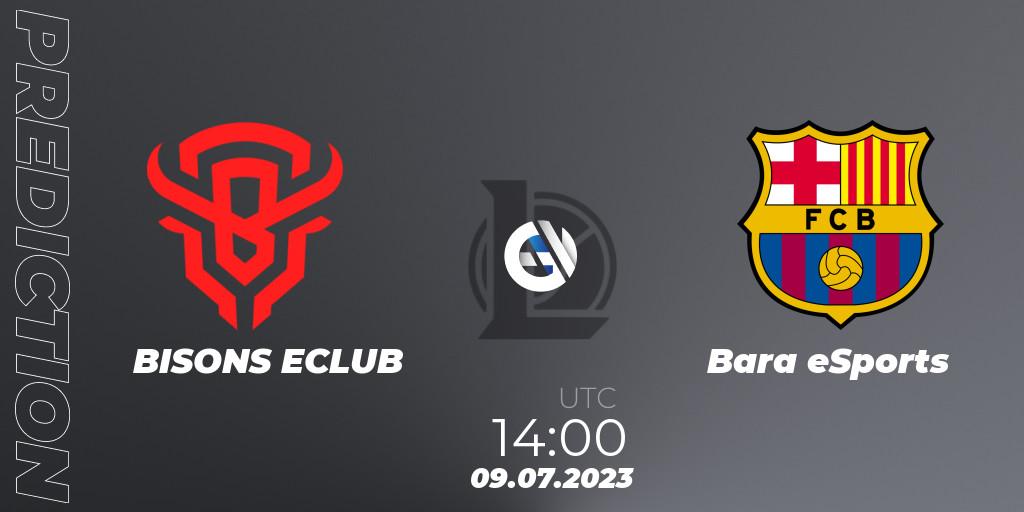 BISONS ECLUB - Barça eSports: прогноз. 09.07.2023 at 15:15, LoL, Superliga Summer 2023 - Group Stage
