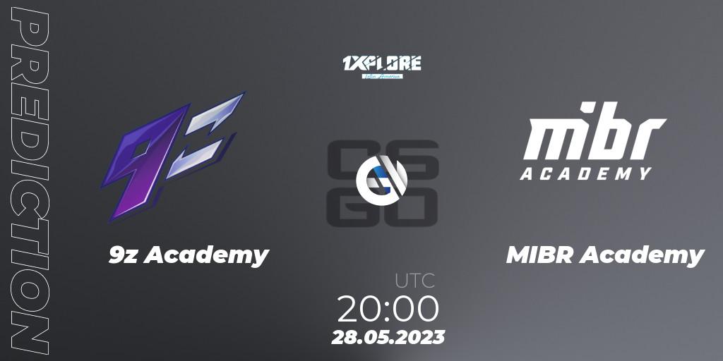 9z Academy - MIBR Academy: прогноз. 27.05.2023 at 23:00, Counter-Strike (CS2), 1XPLORE Latin America Cup 1