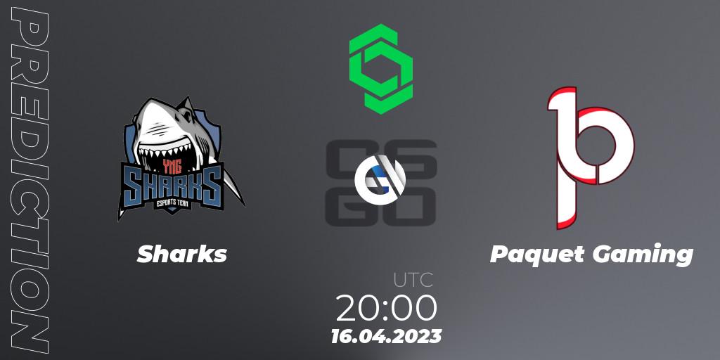 Sharks - Paquetá Gaming: прогноз. 16.04.2023 at 20:00, Counter-Strike (CS2), CCT South America Series #6