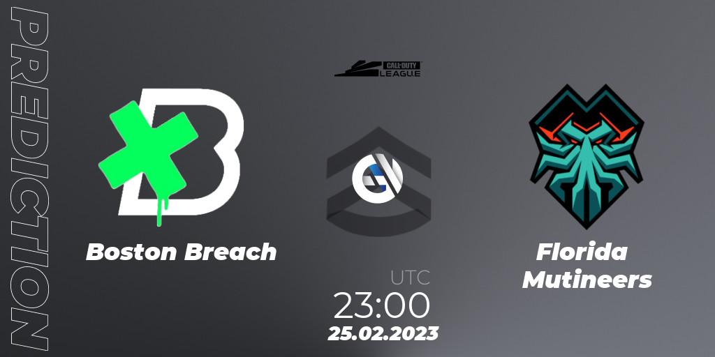 Boston Breach - Florida Mutineers: прогноз. 25.02.2023 at 23:00, Call of Duty, Call of Duty League 2023: Stage 3 Major Qualifiers