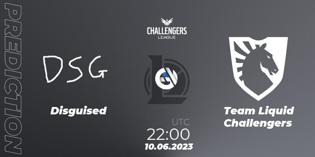 Disguised - Team Liquid Challengers: прогноз. 10.06.2023 at 22:00, LoL, North American Challengers League 2023 Summer - Group Stage