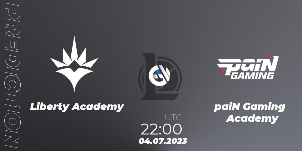 Liberty Academy - paiN Gaming Academy: прогноз. 04.07.2023 at 22:00, LoL, CBLOL Academy Split 2 2023 - Group Stage
