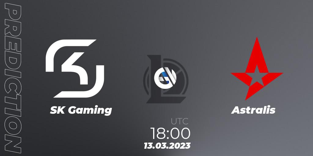 SK Gaming - Astralis: прогноз. 13.03.2023 at 17:00, LoL, LEC Spring 2023 - Regular Season