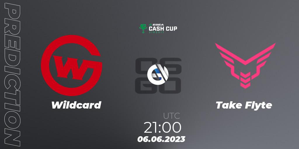 Wildcard - Take Flyte: прогноз. 06.06.2023 at 21:00, Counter-Strike (CS2), ESEA Cash Cup Circuit Season 1 Finals