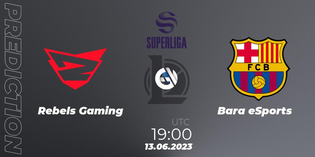 Rebels Gaming - Barça eSports: прогноз. 13.06.23, LoL, Superliga Summer 2023 - Group Stage
