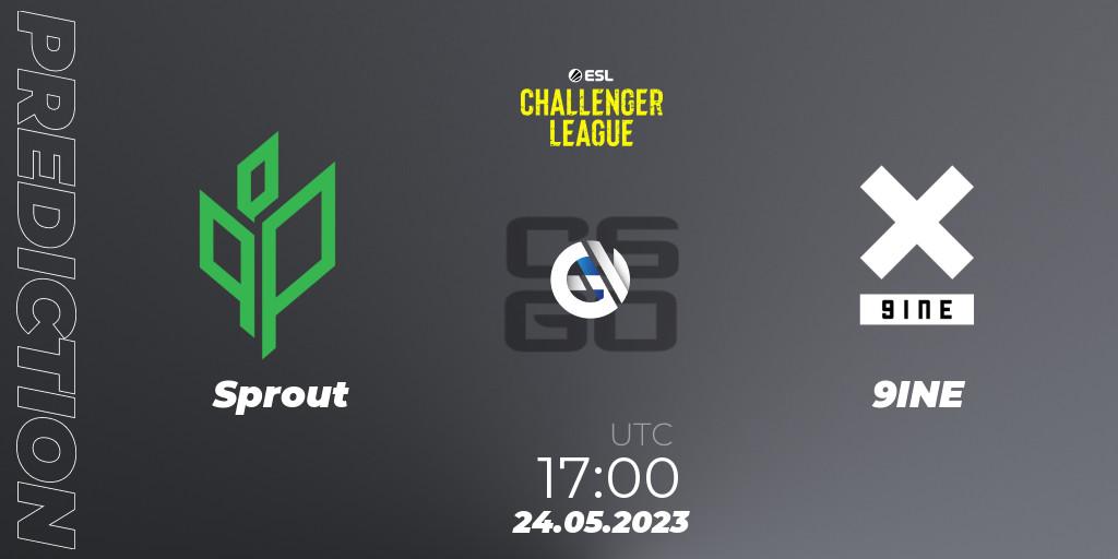 Sprout - 9INE: прогноз. 24.05.23, CS2 (CS:GO), ESL Challenger League Season 45: Europe