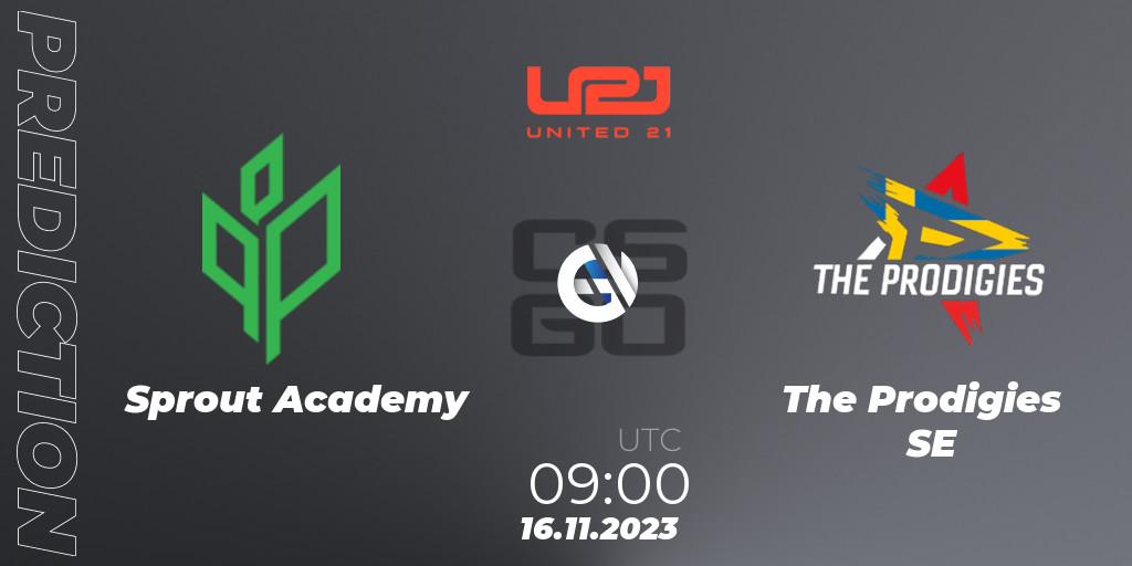 Sprout Academy - The Prodigies SE: прогноз. 16.11.2023 at 09:00, Counter-Strike (CS2), United21 Season 8