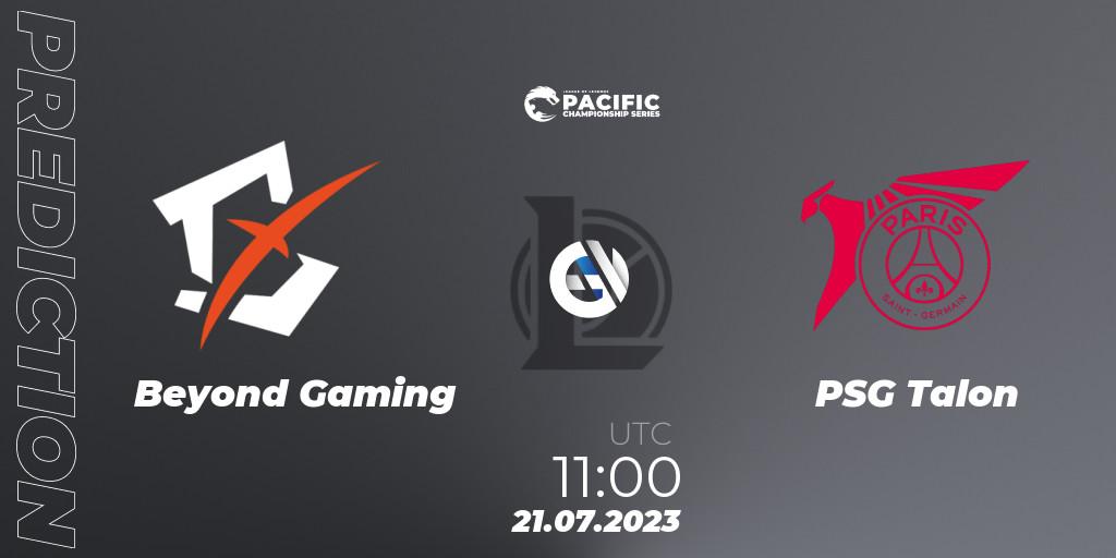 Beyond Gaming - PSG Talon: прогноз. 21.07.2023 at 11:00, LoL, PACIFIC Championship series Group Stage