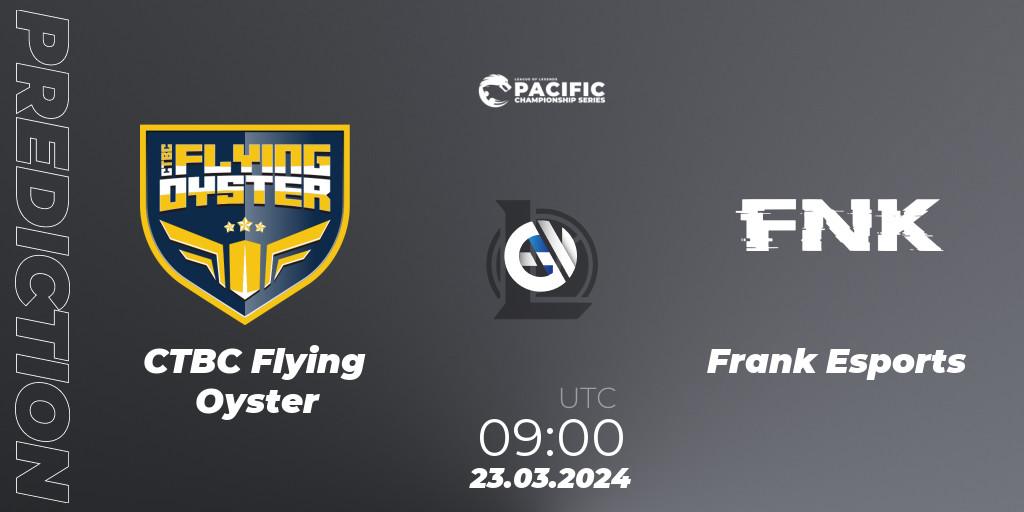 CTBC Flying Oyster - Frank Esports: прогноз. 23.03.24, LoL, PCS Playoffs Spring 2024