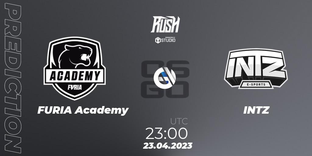 FURIA Academy - INTZ: прогноз. 23.04.2023 at 23:00, Counter-Strike (CS2), TG Rush Autumn 2023: Open Qualifier #2