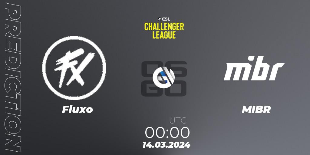 Fluxo - MIBR: прогноз. 06.04.24, CS2 (CS:GO), ESL Challenger League Season 47: South America